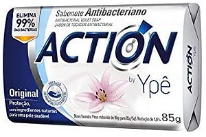 Sabonete Ype Action Antibactericida Original - Embalagem 12X85 GR - Preço Unitário R$2,58