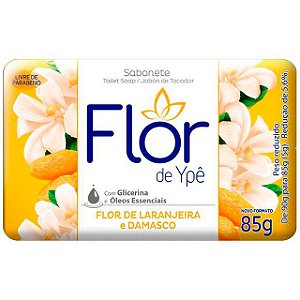Sabonete Ype Suave Amarelo Flor De Laranjeira Edamasco - Embalagem 12X85 GR - Preço Unitário R$1,53