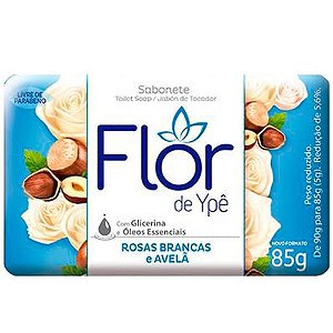 Sabonete Flor de Ype Rosas Brancas E Avela Leve 12 Pague 9 - Embalagem 12X85 GR - Preço Unitário R$1,45