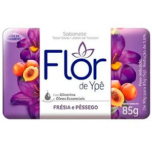 Sabonete Flor de Ype Roxo Fresia E Pessego - Embalagem 12X85 GR - Preço Unitário R$1,56