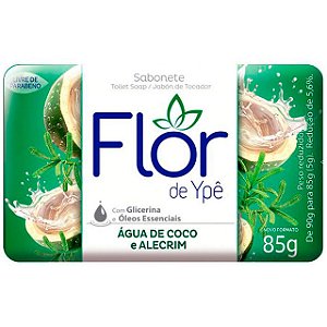 Sabonete Ype Suave Verde Agua Coco E Alecrim - Embalagem 12X85 GR - Preço Unitário R$1,53