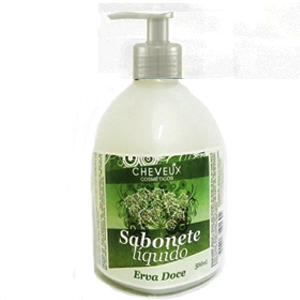 Sabonete Liquido Cheveux Erva Doce - Embalagem 1X500 ML