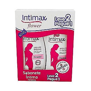 Sabonete Liquido Intimo Fina Flor Intimax Flower 200Ml - Embalagem 1X2 UN