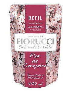Sabonete Liquido Refil Fiorucci Flor De Cerejeira - Embalagem 1X440 ML