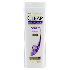 Shampoo Clear Anticaspa Hidrataçao Intensa 200Ml - Embalagem 1X200 ML