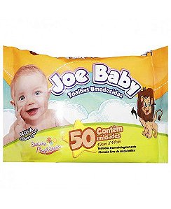 Lenco Umedecido Toalha Joe Baby - Embalagem 1X50 UN