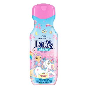 Shampoo Infantil Lorys Kids Princess Rainbow - Embalagem 1X500 ML