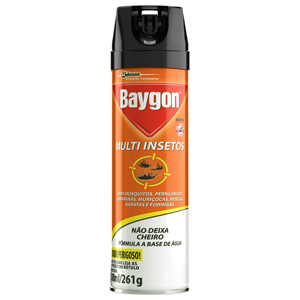 Inseticida Aerossol Baygon Multiuso Sem Cheiro - Embalagem 12X285 ML - Preço Unitário R$8,5