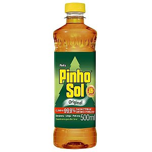 Desinfetante Pinho Sol Tradicional - Embalagem 12X500 ML - Preço Unitário R$6,83