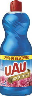 Limpador Uau Perfumes Brisa Frescor Azul Promocional - Embalagem 6X2 LT - Preço Unitário R$10,49