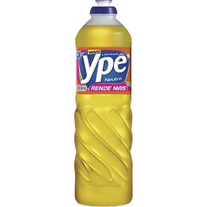 Detergente Liquido Ype Neutro - Embalagem 24X500 ML - Preço Unitário R$2,67