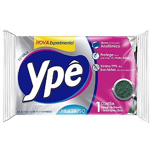 Esponja Bucha Ype Dupla Face Multiuso - Embalagem 60X1 UN - Preço Unitário R$1,64
