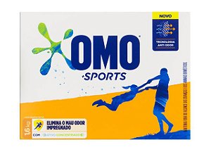 Detergente Lava Roupas Em Po Omo Caixa Sports - Embalagem 9X1,6 KG - Preço Unitário R$24,36