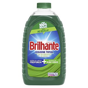 Lava Roupas Liquido Brilhante Higiene Total 3L - Embalagem 1X3 LT