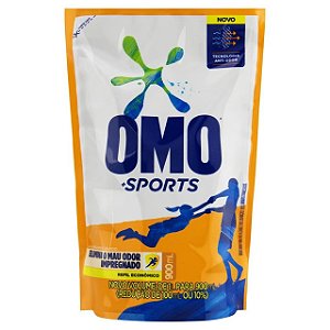Lava Roupas Liquido Omo Sache Sports - Embalagem 12X900 ML - Preço Unitário R$13,48