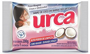 Sabao Em Barra Coco Urca Premium Unitario - Embalagem 50X200 GR - Preço Unitário R$2,44