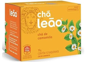 Cha Leao Camomila - Embalagem 10X10 UN - Preço Unitário R$2,72