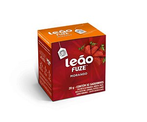 Cha Leao Morango - Embalagem 10X10 UN - Preço Unitário R$5,85