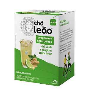 Cha Leao Verde Com Gengibre E Limao - Embalagem 1X10 UN