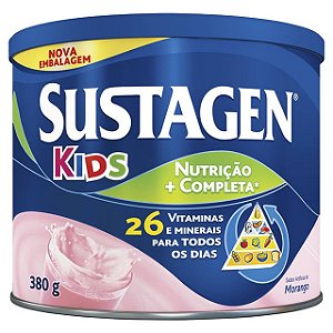 Complemento Alimentar Sustagem Kids Morango - Embalagem 1X380 GR