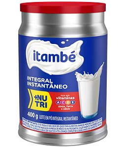 Leite Em Po Integral Instantaneo Itambe Vitaminas E Ferro Lata - Embalagem 1X380 GR