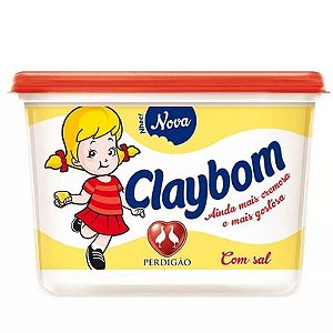 Margarina Claybom Cremosa 50% lipidios Com Sal - Embalagem 12X500 GR - Preço Unitário R$4,43