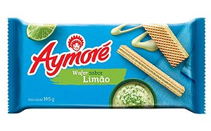 Biscoito Wafer Aymore Limao - Embalagem 48X105 GR - Preço Unitário R$3,05