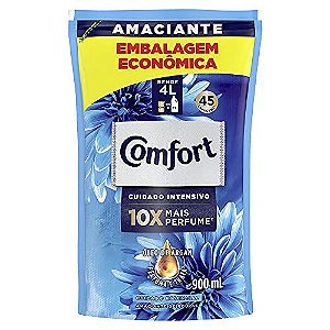 Amaciante De Roupas Concentrado Comfort Sache Cuidado Intensivo - Embalagem 12X900 ML - Preço Unitário R$15,42