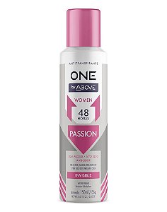 Desodorante Aerossol Above One By 48H Feminino Passion 150Ml - Embalagem 1X150 ML