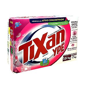 Detergente Lava Roupas Em Po Tixan Caixa Maciez Rosa - Embalagem 9X1,6 KG - Preço Unitário R$18,73