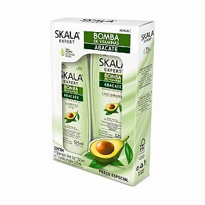 Kit Skala Shampoo 325ml + Condicionador 325ml Bomba Vitaminas Abacaxi - Embalagem 1X2 UN