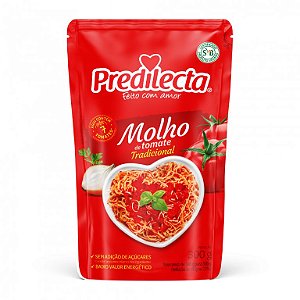 Molho De Tomate Predilecta Sache Tradicional - Embalagem 32X300 GR - Preço Unitário R$1,42