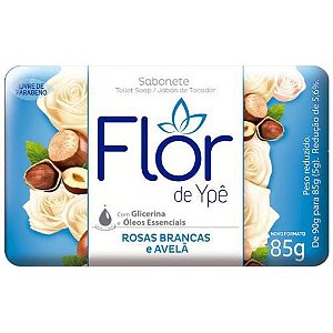 Sabonete Flor de Ype Branco Rosas Brancas E Avela  - Embalagem 12X85 GR - Preço Unitário R$1,56