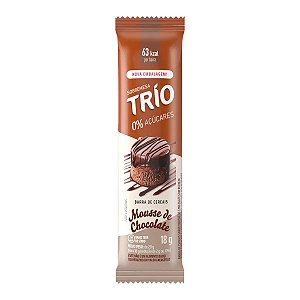 Barra De Cereal Trio Mousse De Chocolate - Embalagem 12X18 GR - Preço Unitário R$1,52