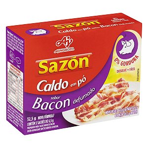 Caldo Em Po Sazon Bacon - Embalagem 1X32,5 GR