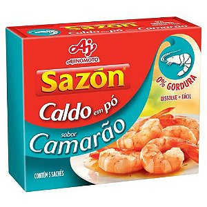 Caldo Em Po Sazon Camarao - Embalagem 1X32,5 GR