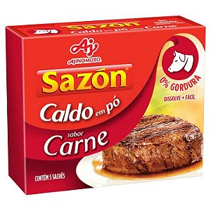 Caldo Em Po Sazon Carne - Embalagem 1X32,5 GR