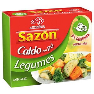 Caldo Em Po Sazon Legumes - Embalagem 1X32,5 GR