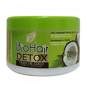 Creme De Cabelo Mascara Biohair Detox Oleo Coco - Embalagem 1X400 GR