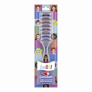 Escova De Cabelo Belle Vazada - Embalagem 6X1 UN - Preço Unitário R$5,36