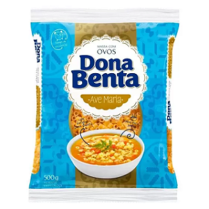 Macarrao Ave Maria Ovos Dona Benta - Embalagem 24X500 GR - Preço Unitário R$2,94