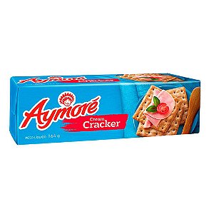 Biscoito Aymore Cream Cracker - Embalagem 40X164 GR - Preço Unitário R$2,28