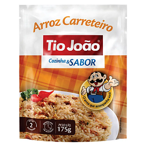 Arroz Tio Joao Cozinha e Sabor Carreteiro - Embalagem 1X175 GR