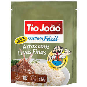Arroz Tio Joao Cozinha Facil Com Ervas Finas  - Embalagem 1X250 GR