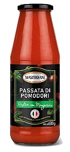 Molho De Tomate Espanhol Passata Pomo Mastroiani Manjericao Vidro - Embalagem 1X680 GR