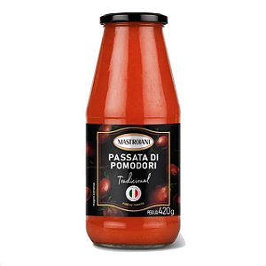 Molho De Tomate Espanhol Passata Pomo Mastroiani Vidro - Embalagem 1X420 GR