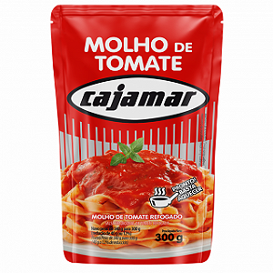 Molho De Tomate Cajamar Tradicional Sache - Embalagem 32X300 GR - Preço Unitário R$1,5
