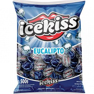 Bala Ice Kiss Eucalipto - Embalagem 1X500 GR