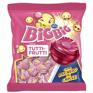 Pirulito Big Big Tutti Fruti - Embalagem 1X42 UN