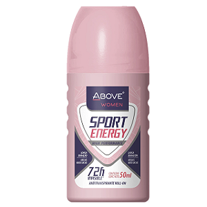 Desodorante Rollon Above Feminino Sport Energy - Embalagem 1X50 ML
